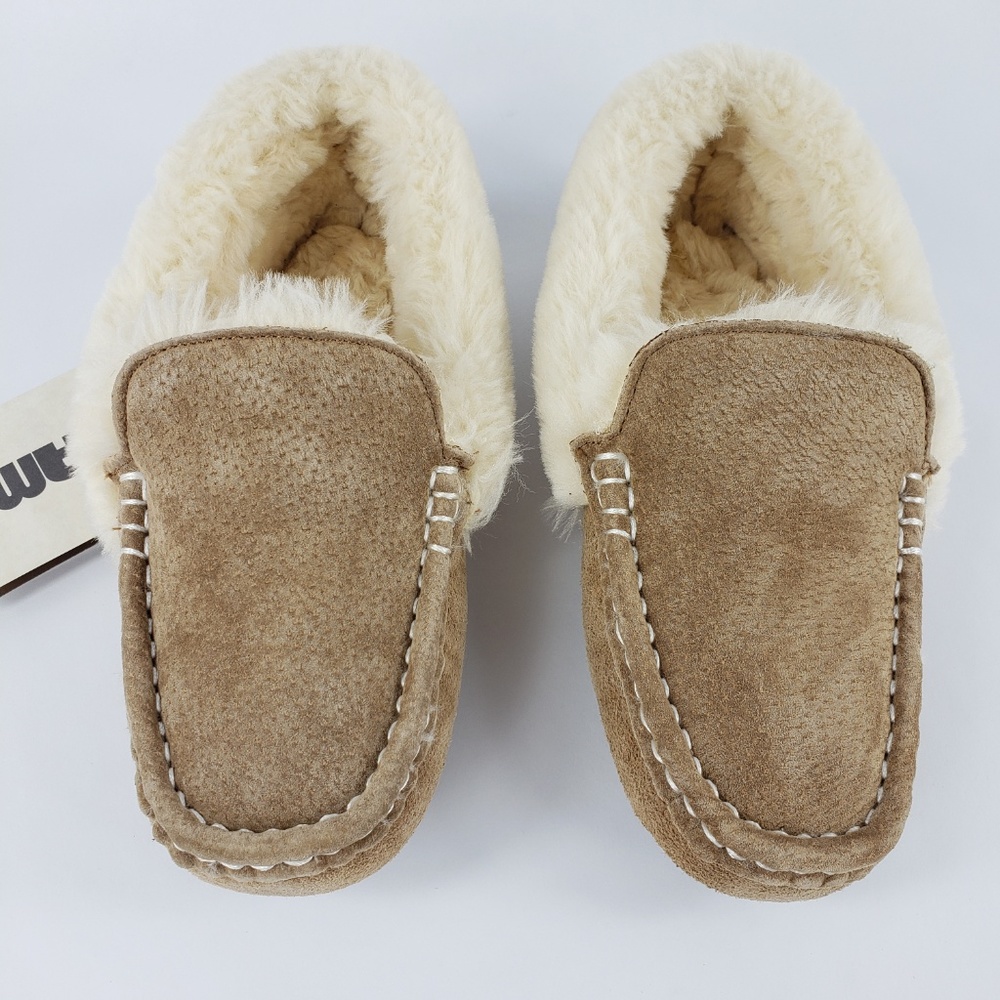 SOLD Lamo Aussie Moc Mocassin Slipper Chestnut - Picture 3 of 8